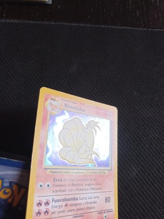 Ninetales Base Set Holo Pokémon Carta