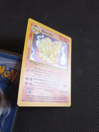 Ninetales Base Set Holo Pokémon Carta