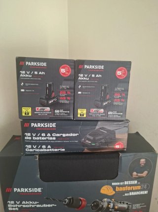 Parkside 12V Taladro Atornillador 80Nm
