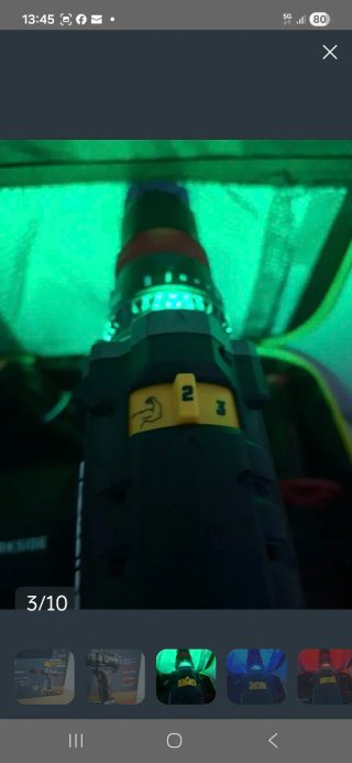 Parkside 12V Taladro Atornillador 80Nm