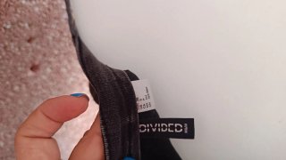 Vestido vaquero gris corto ajustado