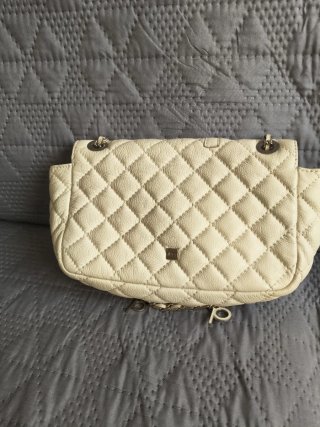 Bolso Purificación García Blanco Cadena Plata