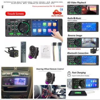 Radio Coche 1 DIN Pantalla Táctil CARPLAY/ ANDROID
