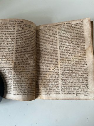 Libro Antiguo 1735 San Francisco de Paula