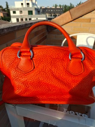 Bolso Bimba y Lola naranja piel