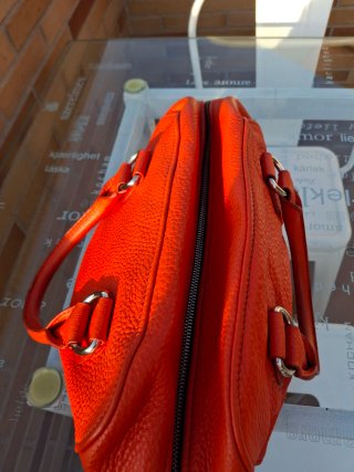 Bolso Bimba y Lola naranja piel