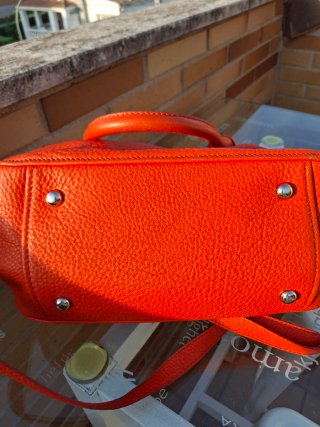 Bolso Bimba y Lola naranja piel
