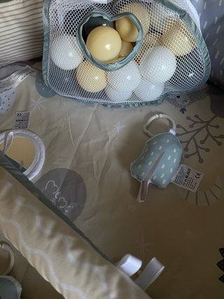 MoMi PASTEL Arco de Juego con Colchoneta