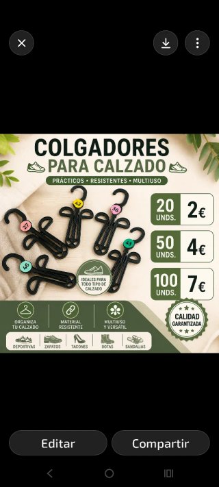 Lote de perchas de plástico con pinzas