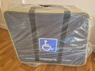 Silla de ducha Wheelable + maleta Seatara
