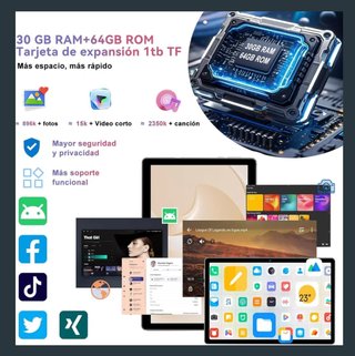 Tablet Gemini Android 15 1280p 6000mAh