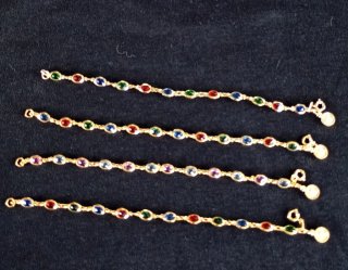 Set di 4 braccialetti luminosi da donna