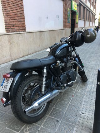Triumph Bonneville Black Moto