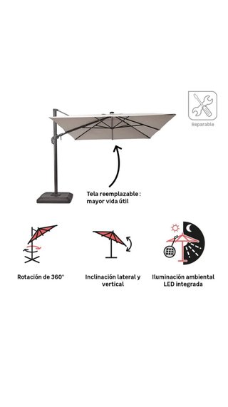 Parasol 3x4