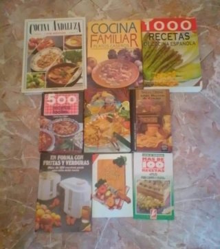 Lote de libros de recetas y postres 2 fotos