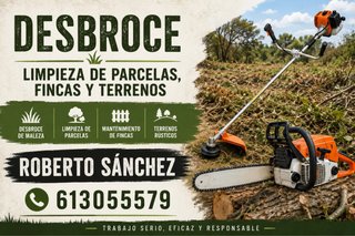 Desbrozo fincas y terrenos