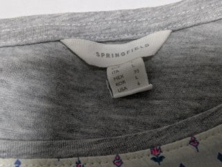 Camiseta Springfield Estampada