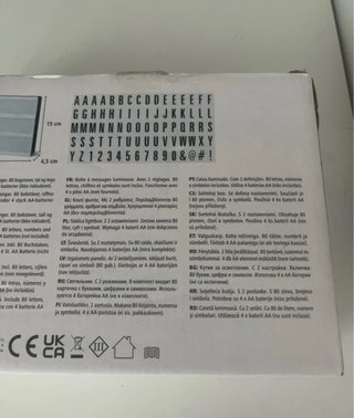 Panel luminoso - Light box
