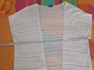 Chaleco de punto M/38/10 blanco