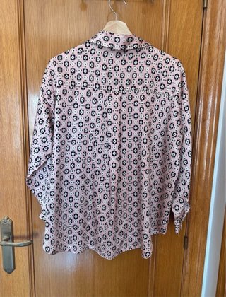 Camisa Zara Estampado Vintage Multicolor