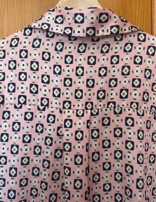 Camisa Zara Estampado Vintage Multicolor