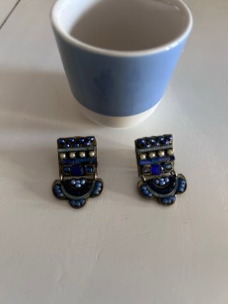 Pendientes Vintage Ayala Bar Azules