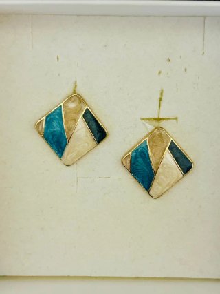 Orecchini donna vintage geometrici