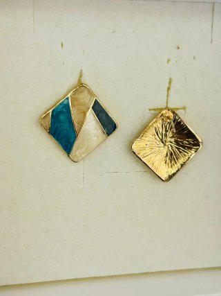 Orecchini donna vintage geometrici