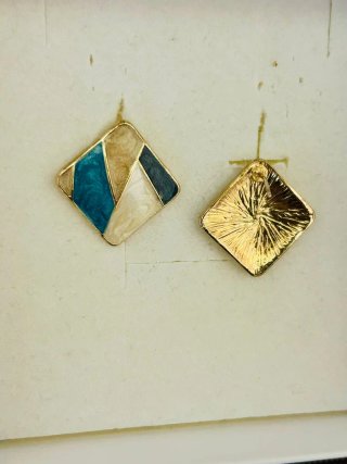 Orecchini donna vintage geometrici
