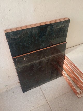 23x35 azulejos racholas blancas y azul marino