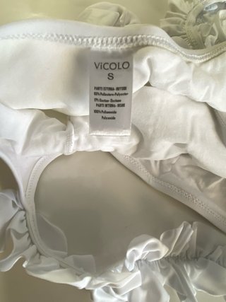 Costume intero donna bianco tg. S