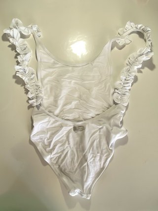 Costume intero donna bianco tg. S