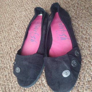Zapatos planos bailarina Blowfish, negros, 39