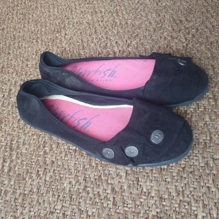 Zapatos planos bailarina Blowfish, negros, 39