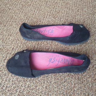 Zapatos planos bailarina Blowfish, negros, 39
