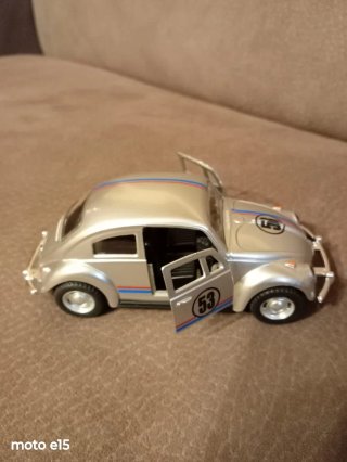 Maggiolino Herbie 53 Volkswagen Argento 1/43