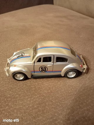 Maggiolino Herbie 53 Volkswagen Argento 1/43