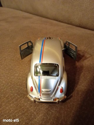 Maggiolino Herbie 53 Volkswagen Argento 1/43