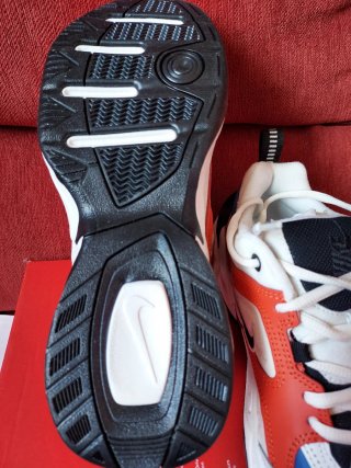 Zapatillas Nike M2K Tekno Naranja Blanco