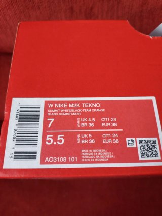 Zapatillas Nike M2K Tekno Naranja Blanco