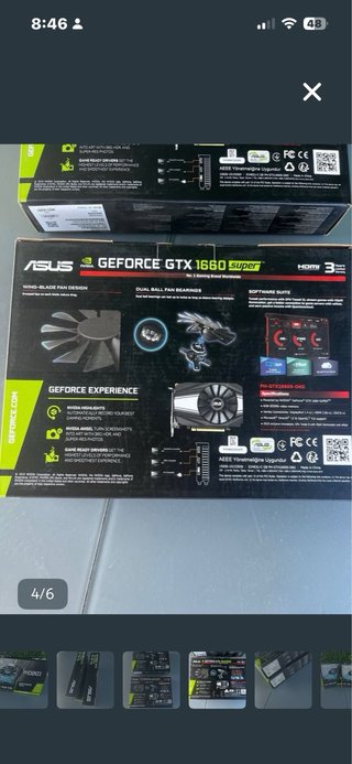 Scheda grafica ASUS GTX 1660 Super OC