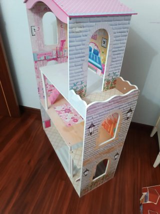 Casita de madera infantil 3 plantas