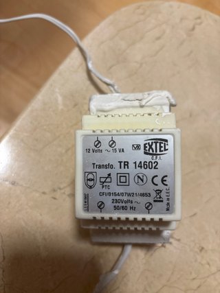 Transformador Extel TR 14602 230V a 12V