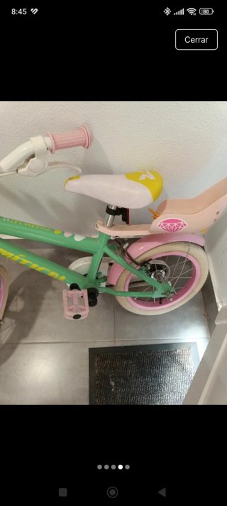 Bicicleta infantil casi nueva