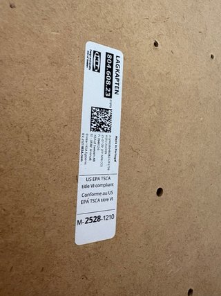 Tablero escritorio efecto roble Ikea (140x60)