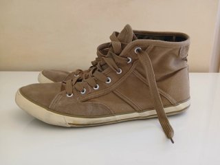 Sneakers alte tela taglia 44