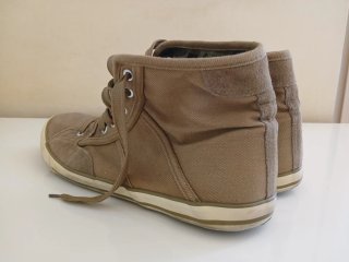Sneakers alte tela taglia 44