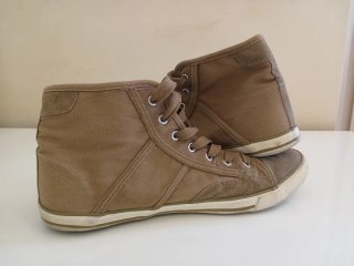 Sneakers alte tela taglia 44
