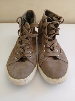 Sneakers alte tela taglia 44