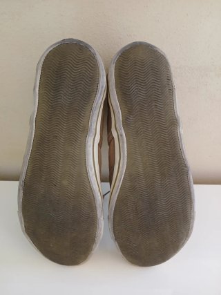 Sneakers alte tela taglia 44